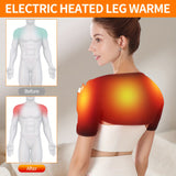 USB-Powered Electric Shoulder Heating Pad with 3 Adjustable Temperature Levels & Timer - Large Area, S/M Size (Not Wireless)