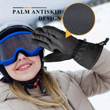 Waterproof Ski Gloves, Winter Warm Snowboard Snowmobile Cold Weather Gloves