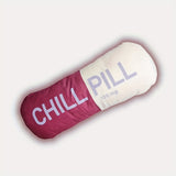 Chill Pill Pillow - Decorative Chill Pillows For Preppy Room Decor - Funny Cushions, Seat Cushions, Footrests, Birthday Gifts For Teacher, Doctor, Nurse, Lawyer Student, Best Friend, Sister