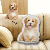Custom Photo Pillow - Personalized Shape, Zippered, Machine Washable with Cotton Fill - Perfect for Home Decor, Cars, Beds & Sofas - Great Gift Idea