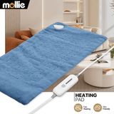 MoNiBloom Electric Heating Pad 12" x 24" Heating Pad 3 Heat Settings & 90 Min Machine-Washable Auto-Off Heated Pad Soft Warm Electric Heated Pad