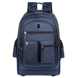 Ultra-lightweight Rolling Backpack - Spacious Multi-layer Design with Smooth Wheels - Durable Trolley Luggage for Versatile Business & Travel Needs