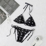 Hot Selling Bikini Women Fashion Swimwear IN Stock Swimsuit Bandage Sexy Bathing Suits Sexy pad Tow-piece 5 Styles