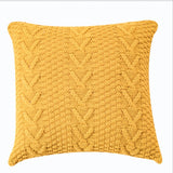 1pc knitted Throw Pillow with insert Square shape 18x18 inch We offer free upgrade to 20"x20" insert to make the pillow feel and look puffier The throw pillowcase is soft, durable on both sides. "Same pattern on both sides". Super comfortable, skin-friend