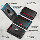 1pc Stylish Mens Aluminum Alloy Card Holder Wallet - RFID Protected, Multi-Card Slots for Business & Everyday Use - Secure, Durable & Slim Design