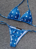 Hot Selling Bikini Women Fashion Swimwear IN Stock Swimsuit Bandage Sexy Bathing Suits Sexy pad Tow-piece 5 Styles