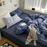 elvesmall Earthy Color Combo Bedsheet Set