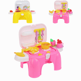 elvesmall Kitchen Cooking Pizza Toy Set Preschool Toys Pretend Playset Suit Children Gift