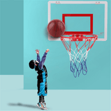 elvesmall Hanging Basketball Hanging Door Wall-Mountable Spikeable Transparent Basketball Board Toys