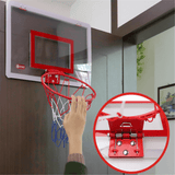 elvesmall Hanging Basketball Hanging Door Wall-Mountable Spikeable Transparent Basketball Board Toys