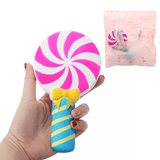 elvesmall Windmill Lollipop Squishy 16.5Cm Slow Rising Gift Toy Collection Gift Decor Toy