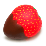 elvesmall Yunxin Squishy Strawberry with Jam Jumbo 10Cm Soft Slow Rising with Packaging Collection Gift Decor