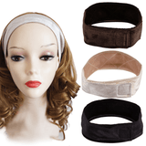 elvesmall Wig Grip Scarf Head Hair Band Headbrand Adjustable Fastern Wig Flexible Velvet