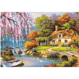 elvesmall 1000 Pcs Pcikwoo Landscape Jigsaw Puzzle Unzip for Boys and Girls Indoor Toys