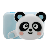 elvesmall Creative Panda Cartoon Digital Camera Baby Photography Training Educational Toys with 16/32G TF Card for Kids Gift