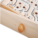 elvesmall Wooden Desktop Maze Game Leisure Educational Toys Kids Gifts