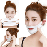 elvesmall V-Shaped Face Mask Firming Face-Lifting Ear Mask Moisturizing Anti-Wrinkle Mask