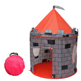 elvesmall Knight Themed Folding Castle Pops up Tent Play Toys for Kids Indoor Outdoor Playhouse Gift