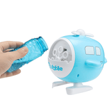 elvesmall Pickwoo Electric Helicopter Shape Automatic Bubble Machine Soap Bubble Blower Outdoor Indoor Toy for Kids Gift