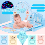 elvesmall Baby Play Mat Game Music Fitness Blanket Early Educational Toy Direct Charging Projection Spaceship Version Newborn Baby Toy