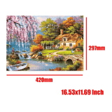 elvesmall 1000 Pcs Pcikwoo Landscape Jigsaw Puzzle Unzip for Boys and Girls Indoor Toys