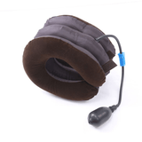 elvesmall Neck Stretcher Air Cervical Traction 1 Tube House Medical Devices Orthopedic Pillow Collar Pain Relief Brown Tractor