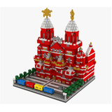 elvesmall Wltoys YZ067 2384Pcs Moscow Red Square Puzzle Assembled Building Blocks Indoor Toys