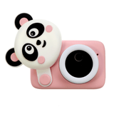 elvesmall Creative Panda Cartoon Digital Camera Baby Photography Training Educational Toys with 16/32G TF Card for Kids Gift