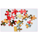 elvesmall 1000 Pieces Jigsaw Puzzle Toy DIY Assembly Paper Puzzle Painting Landscape Toy