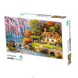 elvesmall 1000 Pcs Pcikwoo Landscape Jigsaw Puzzle Unzip for Boys and Girls Indoor Toys