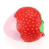 elvesmall Yunxin Squishy Strawberry with Jam Jumbo 10Cm Soft Slow Rising with Packaging Collection Gift Decor