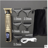 elvesmall [2021 New] 10W LCD Display Cordless Hair Trimmer USB Rechargeable Electric Hair Clipper for Oil Head Trimmer Barber Hair Cutting Machine