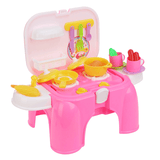 elvesmall Kitchen Cooking Pizza Toy Set Preschool Toys Pretend Playset Suit Children Gift