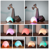 elvesmall USB Mini Night Light Ultrasonic Air Purifier Aroma Diffuser