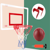 elvesmall Hanging Basketball Hanging Door Wall-Mountable Spikeable Transparent Basketball Board Toys