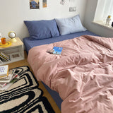 elvesmall Earthy Color Combo Bedsheet Set