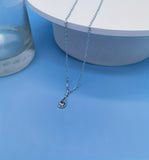 Inlaid Zircon Water Drop Necklace, Female Student Clavicle Chain, Female Accessories Gift