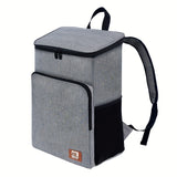 Insulated Cooler Backpack - Leakproof, Soft-Sided, and Waterproof with Built-in Bottle Opener - Perfect for Travel, Camping, Work, Picnic, and Beach Days