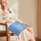 MoNiBloom Electric Heating Pad 12" x 24" Heating Pad 3 Heat Settings & 90 Min Machine-Washable Auto-Off Heated Pad Soft Warm Electric Heated Pad