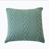 1pc knitted Throw Pillow with insert Square shape 18x18 inch We offer free upgrade to 20"x20" insert to make the pillow feel and look puffier The throw pillowcase is soft, durable on both sides. "Same pattern on both sides". Super comfortable, skin-friend