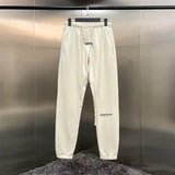 New men's FOG double line ESS cotton reflective drawstring casual oversize sweatpants High street long pants for men and womenS-XL