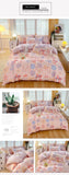 New Spring and Summer Small Fresh Thickened Four-Piece Wool Bedding Set