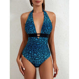 Sexy Backless Multi Color Women's One Piece Swimwear dongdumaoyi