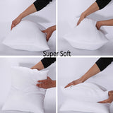 1, hypoallergenic pillow core, modern style, rectangular pillow core, square pillow filler, for living room, bedroom, dormitory, office, home decoration 30 * 50