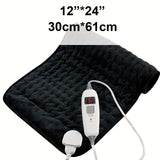 Electric Heating Pad 12"x24" For Back Pain Relife, Cramps, Neck And Shoulder, Moist/Dry Heat Therapy With Auto Shut Off Heating Pads, Holiday Christmas Gifts For Women Men Mom Dad, Gray