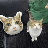 Custom Photo Pillow - Personalized Shape, Zippered, Machine Washable with Cotton Fill - Perfect for Home Decor, Cars, Beds & Sofas - Great Gift Idea