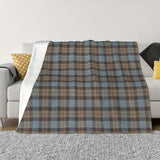 Traditional Style Plaid Art Fleece Blanket: Soft, Warm, and Durable for All Seasons - Machine Washable, Printed Design, and 200-250g Fabric Weight