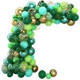 elvesmall Jungle Green Balloons Garland Arch Kit Jungle Safari Birthday Party Decor Kid Wedding Birthday Party Supplies Baby Shower Baloon