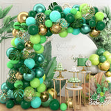 elvesmall Jungle Green Balloons Garland Arch Kit Jungle Safari Birthday Party Decor Kid Wedding Birthday Party Supplies Baby Shower Baloon