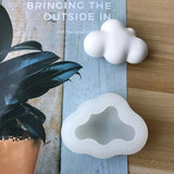 elvesmall Valentine's Day   Clouds Shape Candle Mold Silicone Molds Cute Jewelry Soap Making Mold Handcraft Ornaments Making Tool DIY Soap Mold moule bougie